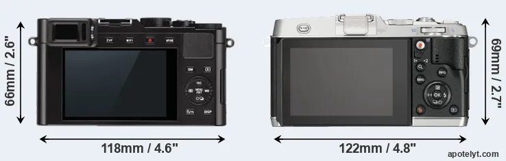 Comparison D-LUX Typ 109 or E-P5 rear