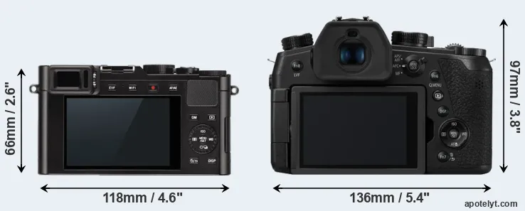 Comparison D-LUX Typ 109 or FZ1000 II rear