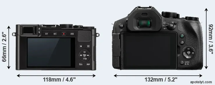 Comparison D-LUX Typ 109 or FZ300 rear