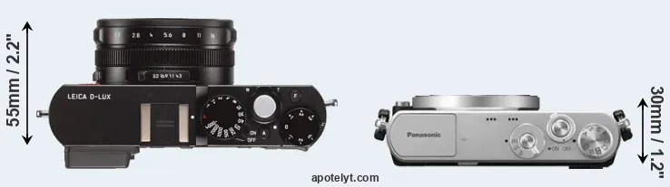 Compare D-LUX Typ 109 versus GM1 top