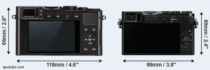 Comparison D-LUX Typ 109 or GM5 rear