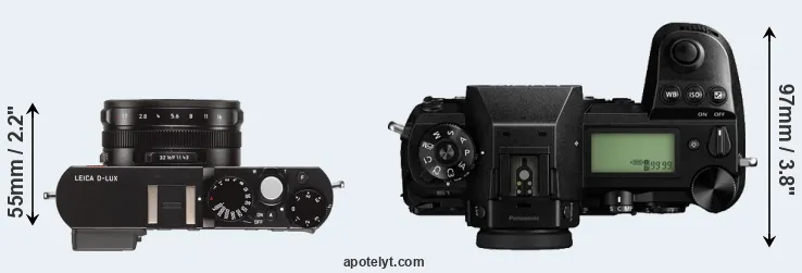 Compare D-LUX Typ 109 versus S1 top