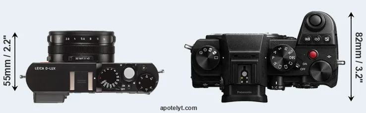 Compare D-LUX Typ 109 versus S5 top