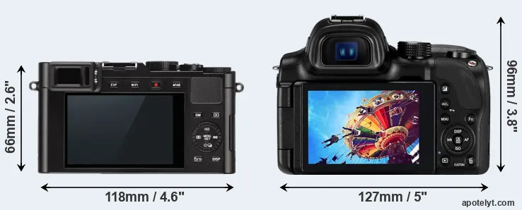 Comparison D-LUX Typ 109 or NX30 rear