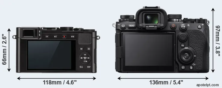Comparison D-LUX Typ 109 or A9 III rear