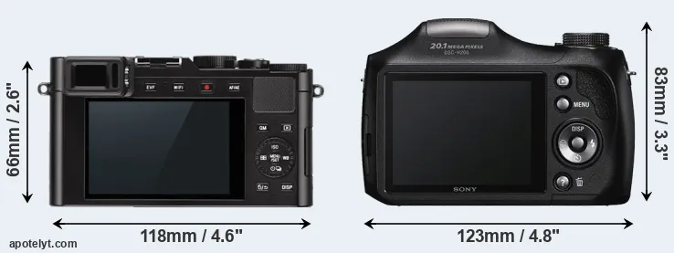 Comparison D-LUX Typ 109 or H200 rear