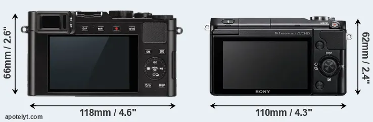 Comparison D-LUX Typ 109 or NEX-3N rear