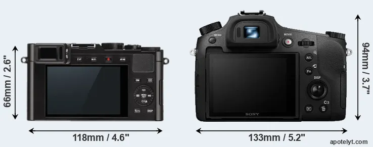 Comparison D-LUX Typ 109 or RX10 III rear