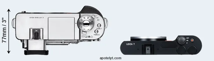 Compare Digilux 3 versus T Typ 701 top