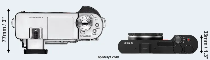 Compare Digilux 3 versus TL top