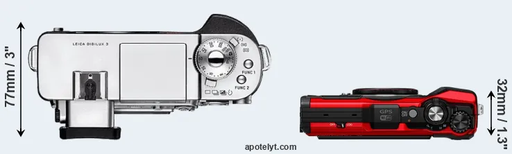 Compare Digilux 3 versus TG-6 top