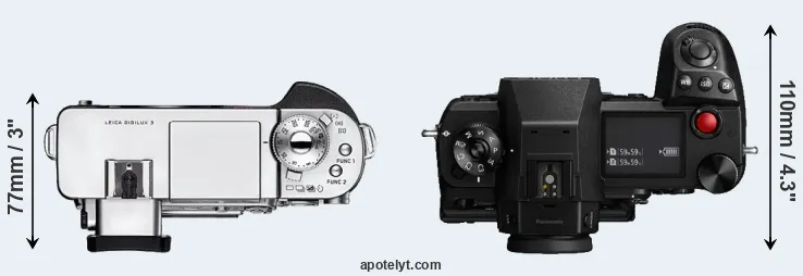 Compare Digilux 3 versus S1H top