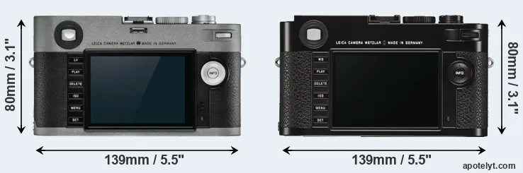 Comparison M-E Typ 240 or M Typ 262 rear