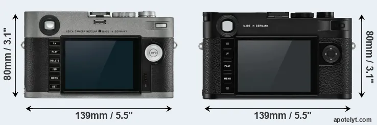 Comparison M-E Typ 240 or M10-P rear