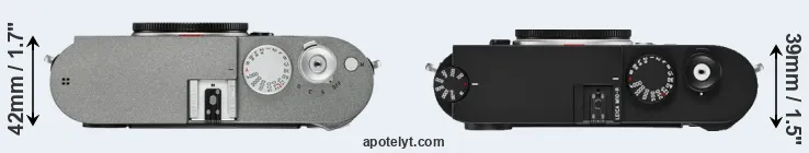 Compare M-E Typ 240 versus M10-R top