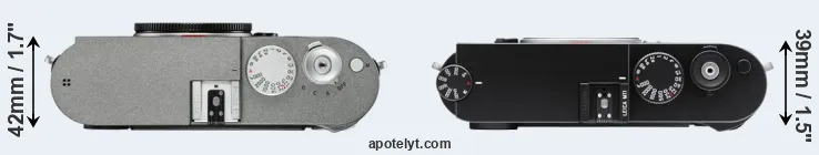 Compare M-E Typ 240 versus M11 top
