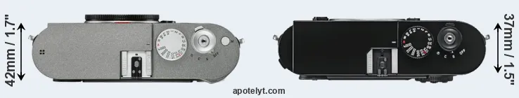 Compare M-E Typ 240 versus M9 top