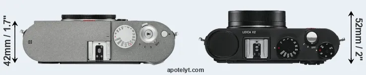 Compare M-E Typ 240 versus X2 top