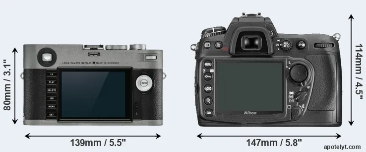 Comparison M-E Typ 240 or D300 rear