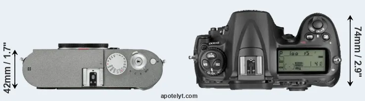 Compare M-E Typ 240 versus D300 top