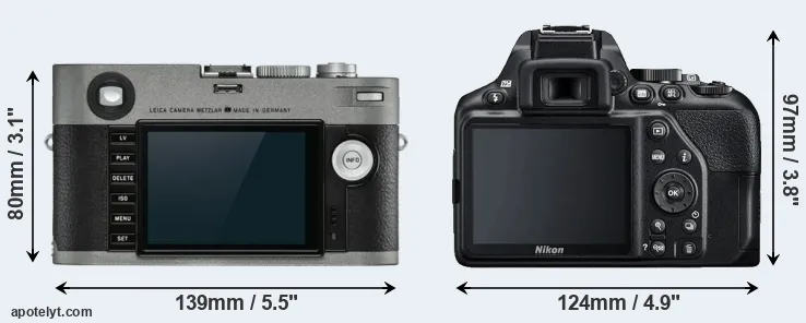 Comparison M-E Typ 240 or D3500 rear