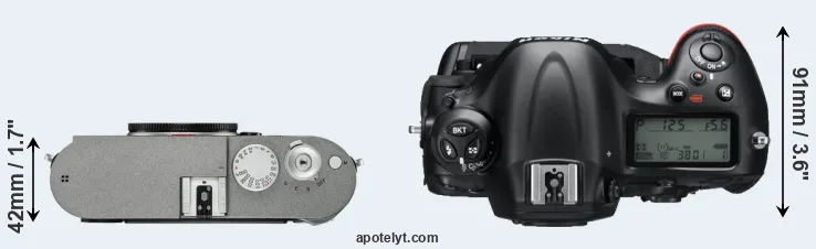 Compare M-E Typ 240 versus D4 top