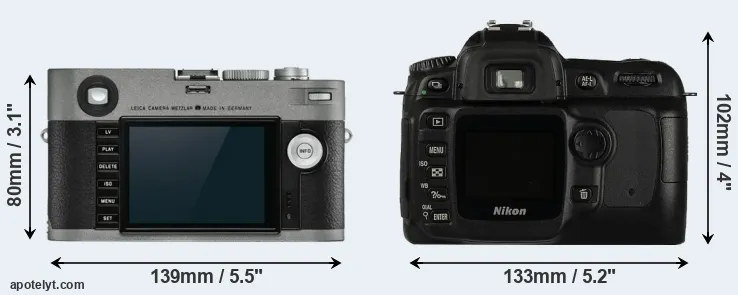 Comparison M-E Typ 240 or D50 rear