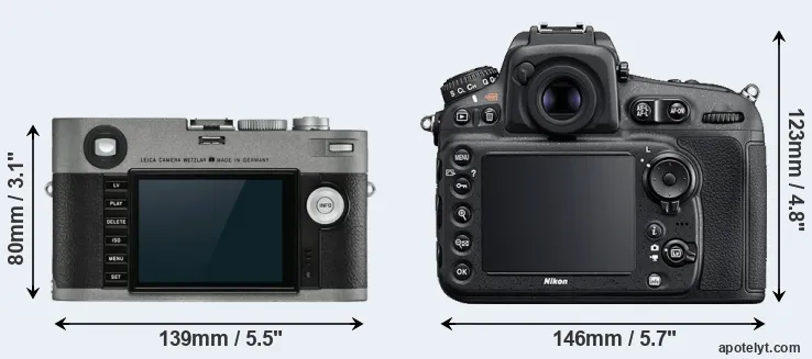 Comparison M-E Typ 240 or D810 rear