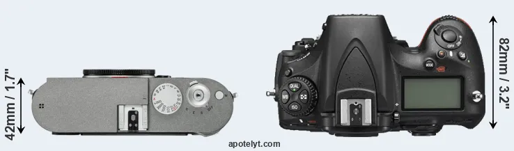 Compare M-E Typ 240 versus D810 top