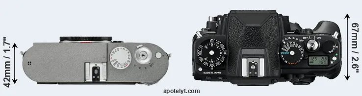 Compare M-E Typ 240 versus Df top