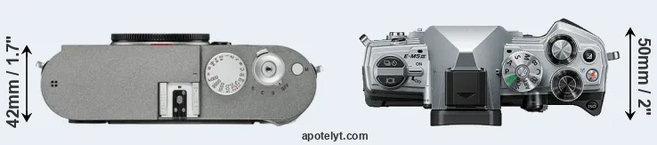 Compare M-E Typ 240 versus E-M5 III top
