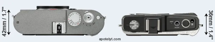 Compare M-E Typ 240 versus E-P2 top