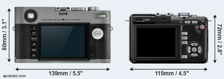 Comparison M-E Typ 240 or E-PL1 rear