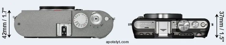 Compare M-E Typ 240 versus E-PL3 top