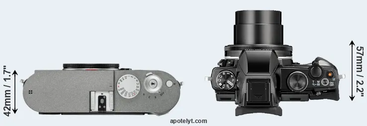 Compare M-E Typ 240 versus Stylus 1 top
