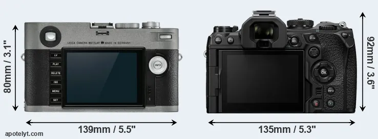 Comparison M-E Typ 240 or OM-1 rear