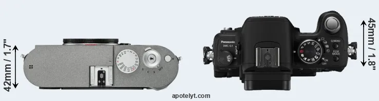 Compare M-E Typ 240 versus G1 top