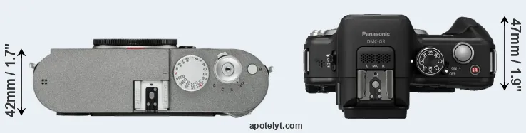 Compare M-E Typ 240 versus G3 top