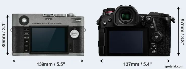 Comparison M-E Typ 240 or G9 rear