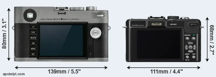 Comparison M-E Typ 240 or LX7 rear