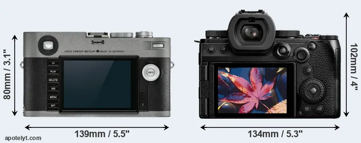 Comparison M-E Typ 240 or S5 II rear