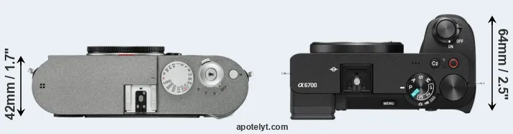 Compare M-E Typ 240 versus A6700 top