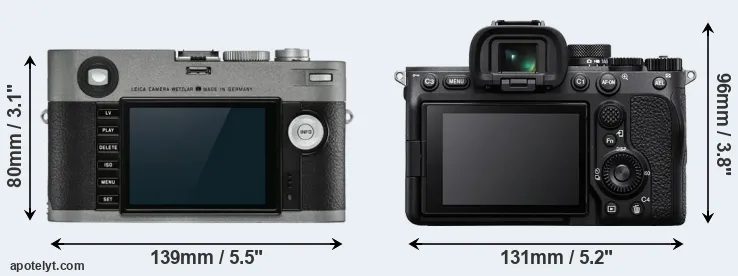 Comparison M-E Typ 240 or A7 IV rear