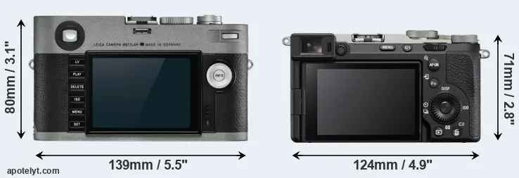 Comparison M-E Typ 240 or A7C R rear