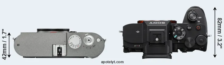 Compare M-E Typ 240 versus A7R V top