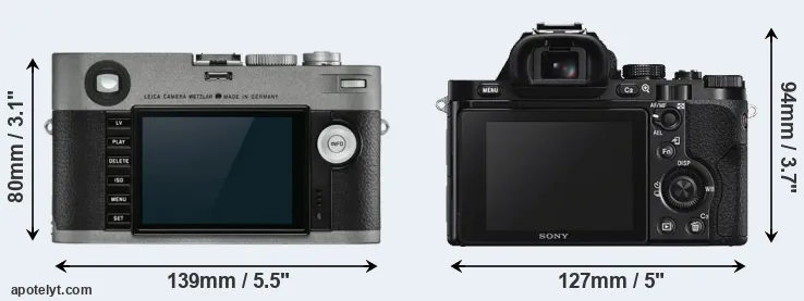 Comparison M-E Typ 240 or A7S rear