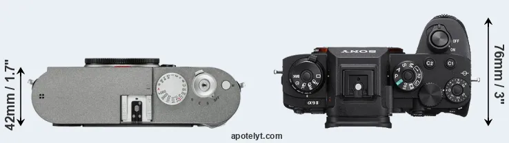 Compare M-E Typ 240 versus A9 II top