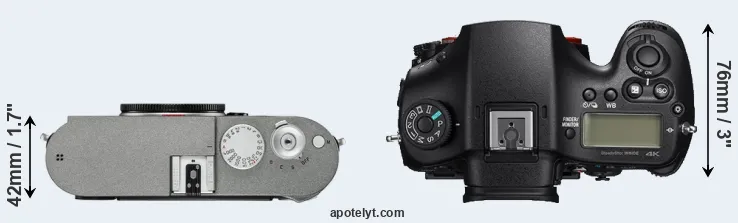 Compare M-E Typ 240 versus A99 II top