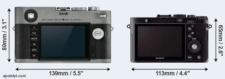 Comparison M-E Typ 240 or RX1 rear