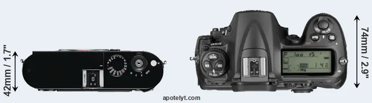 Compare M Typ 240 versus D300 top